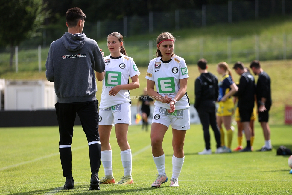 First Vienna - Sturm Damen
OEFB Frauen Bundesliga, 24. Runde, First Vienna FC 1894 - SK Sturm Graz Damen, Naturarena Hohe Warte Wien, 17.05.2025. 

Foto zeigt Nele Strohmaier (Sturm Damen)
