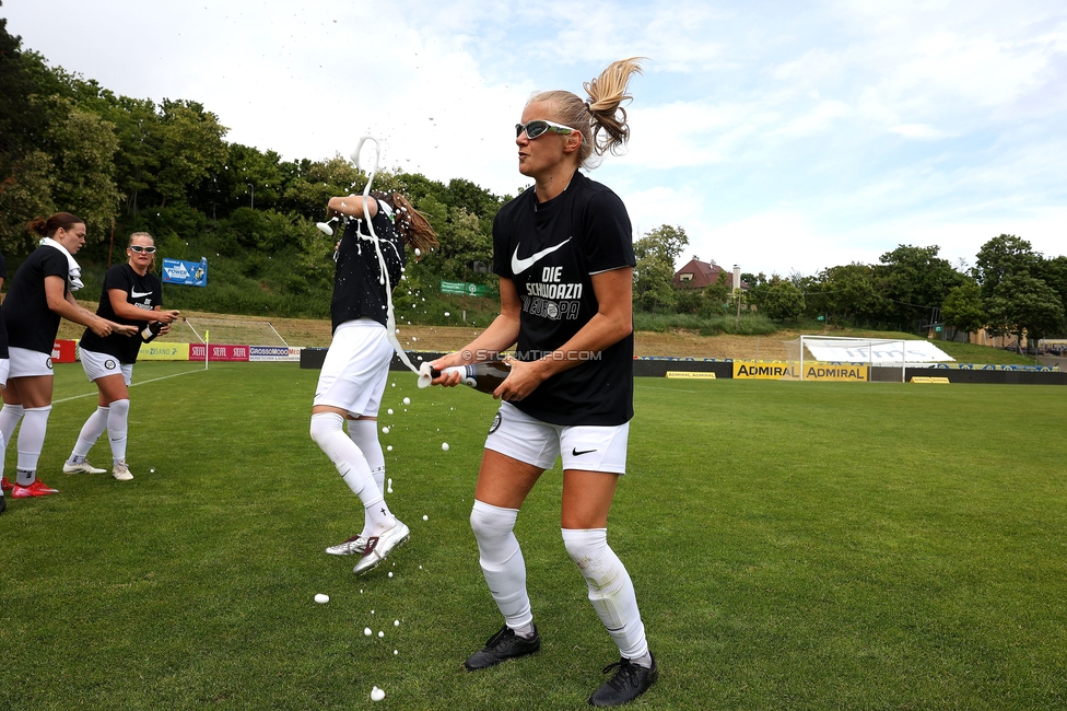 First Vienna - Sturm Damen
OEFB Frauen Bundesliga, 24. Runde, First Vienna FC 1894 - SK Sturm Graz Damen, Naturarena Hohe Warte Wien, 17.05.2025. 

Foto zeigt Sandra Jakobsen (Sturm Damen)

