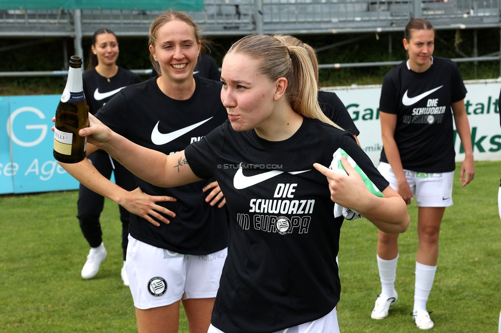 First Vienna - Sturm Damen
OEFB Frauen Bundesliga, 24. Runde, First Vienna FC 1894 - SK Sturm Graz Damen, Naturarena Hohe Warte Wien, 17.05.2025. 

Foto zeigt Anna Wirnsberger (Sturm Damen)
