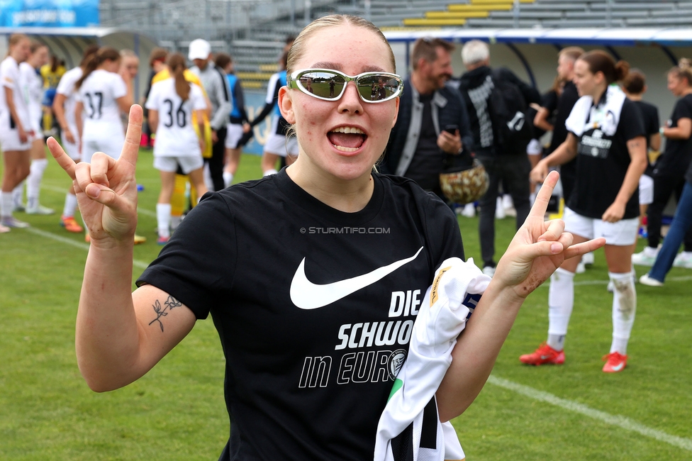 First Vienna - Sturm Damen
OEFB Frauen Bundesliga, 24. Runde, First Vienna FC 1894 - SK Sturm Graz Damen, Naturarena Hohe Warte Wien, 17.05.2025. 

Foto zeigt Anna Wirnsberger (Sturm Damen)
