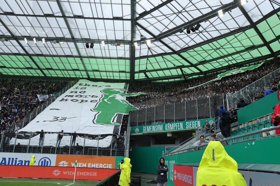 Sturm Graz - RB Salzburg
Oesterreichische Fussball Bundesliga, 30. Runde, SK Sturm Graz - FC RB Salzburg, Stadion Liebenau Graz, 09.05.2025. 

Foto zeigt Fans von Sturm mit einer Choreografie
