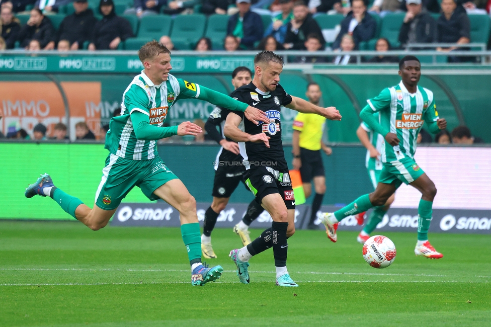 Rapid Wien - Sturm Graz
Oesterreichische Fussball Bundesliga, 31. Runde, SK Rapid Wien - SK Sturm Graz, Weststadion Wien, 18.05.2024. 

Foto zeigt Tomi Horvat (Sturm)
