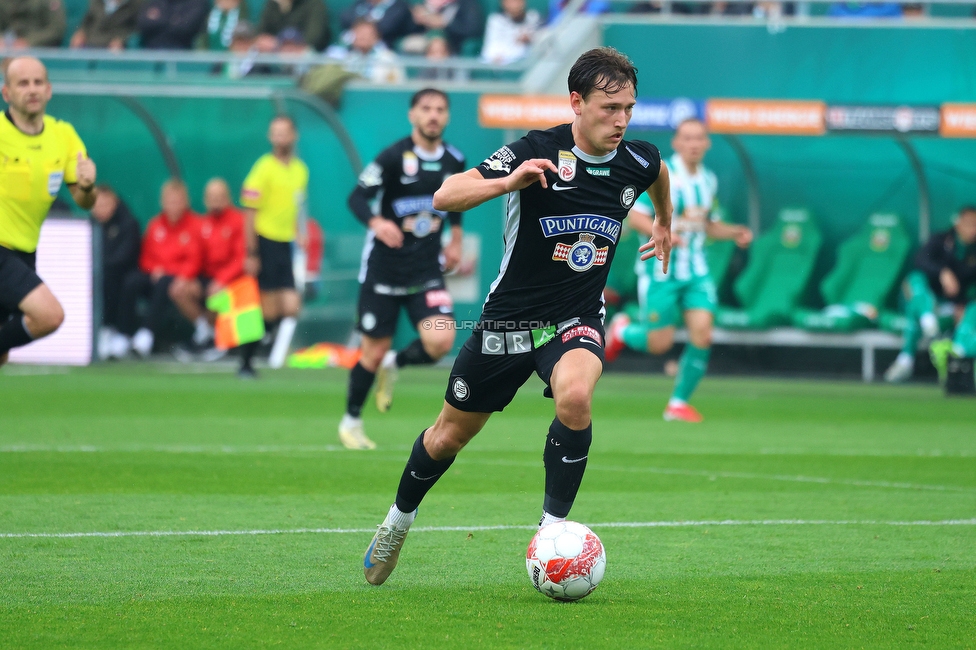 Rapid Wien - Sturm Graz
Oesterreichische Fussball Bundesliga, 31. Runde, SK Rapid Wien - SK Sturm Graz, Weststadion Wien, 18.05.2024. 

Foto zeigt William Boeving (Sturm)
