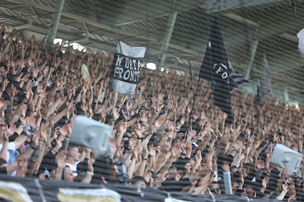 Sturm Graz - WAC
Oesterreichische Fussball Bundesliga, 32. Runde, SK Sturm Graz - Wolfsberger AC, Stadion Liebenau Graz, 24.05.2025. 

Foto zeigt Fans von Sturm
