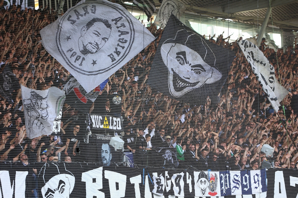 Sturm Graz - WAC
Oesterreichische Fussball Bundesliga, 32. Runde, SK Sturm Graz - Wolfsberger AC, Stadion Liebenau Graz, 24.05.2025. 

Foto zeigt Fans von Sturm
