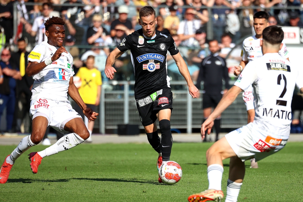Sturm Graz - Wolfsberg
Oesterreichische Fussball Bundesliga, 32. Runde, SK Sturm Graz - Wolfsberger AC, Stadion Liebenau Graz, 24.05.2025. 

Foto zeigt Tomi Horvat (Sturm)
