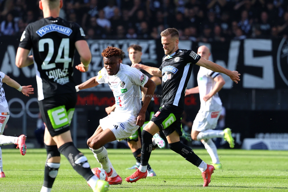 Sturm Graz - Wolfsberg
Oesterreichische Fussball Bundesliga, 32. Runde, SK Sturm Graz - Wolfsberger AC, Stadion Liebenau Graz, 24.05.2025. 

Foto zeigt Tomi Horvat (Sturm)
