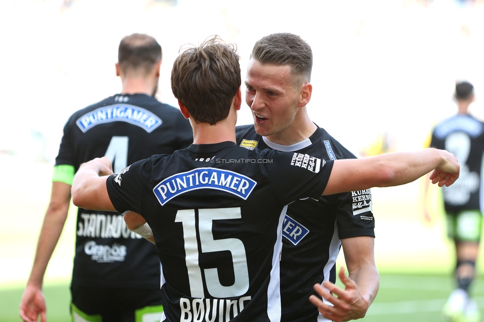 Sturm Graz - WAC
Oesterreichische Fussball Bundesliga, 32. Runde, SK Sturm Graz - Wolfsberger AC, Stadion Liebenau Graz, 24.05.2025. 

Foto zeigt William Boeving (Sturm)
