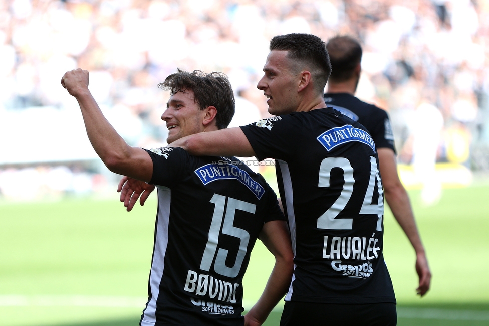 Sturm Graz - WAC
Oesterreichische Fussball Bundesliga, 32. Runde, SK Sturm Graz - Wolfsberger AC, Stadion Liebenau Graz, 24.05.2025. 

Foto zeigt William Boeving (Sturm)
