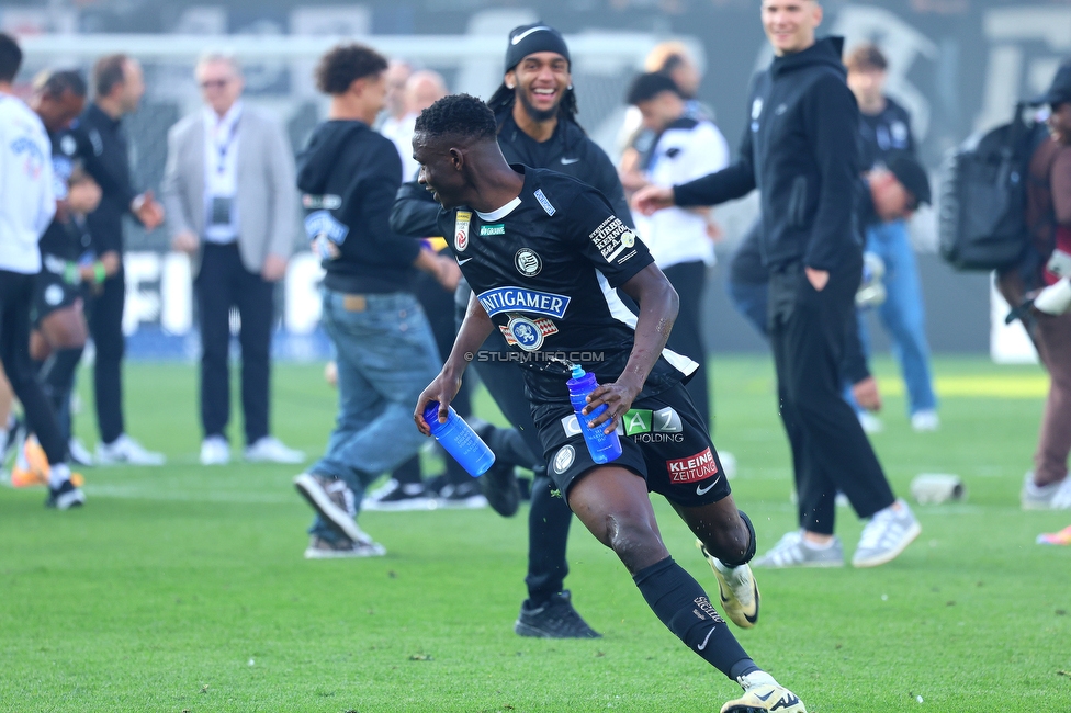 Sturm Graz - Wolfsberg
Oesterreichische Fussball Bundesliga, 32. Runde, SK Sturm Graz - Wolfsberger AC, Stadion Liebenau Graz, 24.05.2025. 

Foto zeigt die Mannschaft von Sturm
