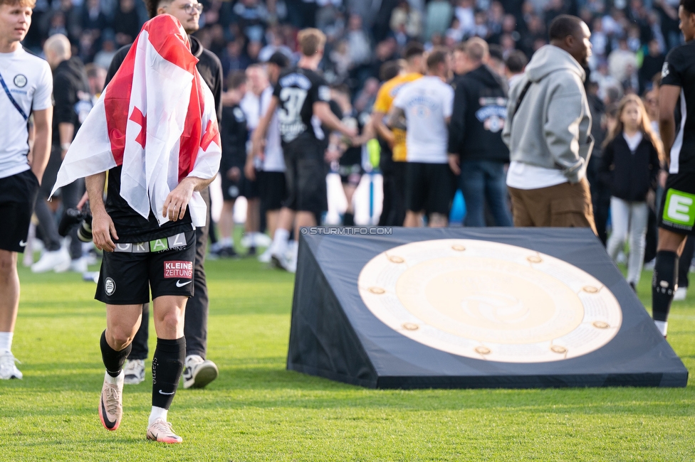 Sturm Graz - Wolfsberg
Oesterreichische Fussball Bundesliga, 32. Runde, SK Sturm Graz - Wolfsberger AC, Stadion Liebenau Graz, 24.05.2025. 

Foto zeigt Otar Kiteishvili (Sturm)
