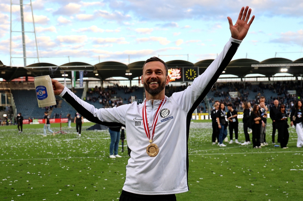 Sturm Graz - Wolfsberg
Oesterreichische Fussball Bundesliga, 32. Runde, SK Sturm Graz - Wolfsberger AC, Stadion Liebenau Graz, 24.05.2025. 

Foto zeigt Michael Madl (Co-Trainer Sturm)
