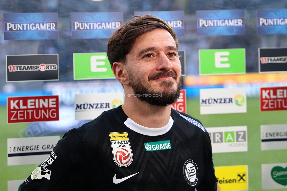 Sturm Graz - Wolfsberg
Oesterreichische Fussball Bundesliga, 32. Runde, SK Sturm Graz - Wolfsberger AC, Stadion Liebenau Graz, 24.05.2025. 

Foto zeigt Otar Kiteishvili (Sturm)
