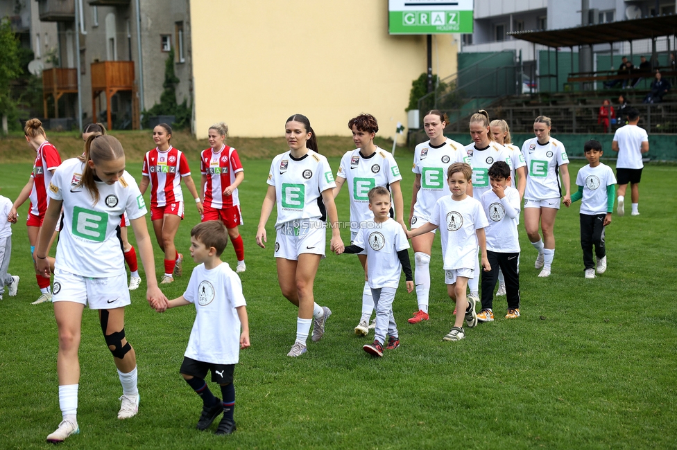 Sturm Damen - GAK 1902
Testspiel, SK Sturm Graz Damen - GAK 1902, Gruabn Graz, 18.05.2025. 

Foto zeigt die Mannschaft der Sturm Damen
