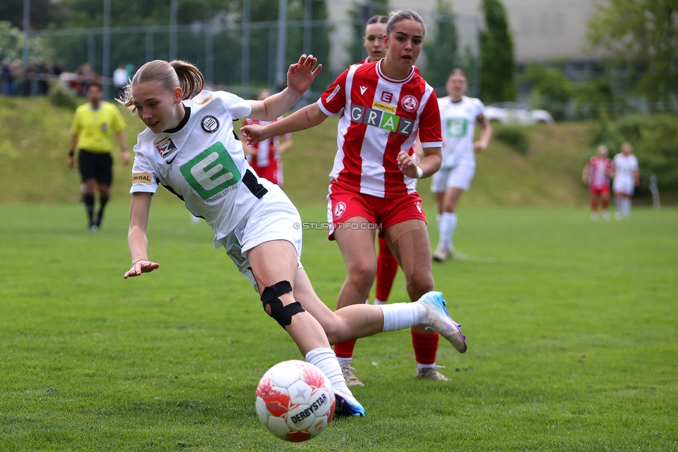 Sturm Damen - GAK 1902
Testspiel, SK Sturm Graz Damen - GAK 1902, Gruabn Graz, 18.05.2025. 

Foto zeigt Lena Breznik (Sturm Damen)
