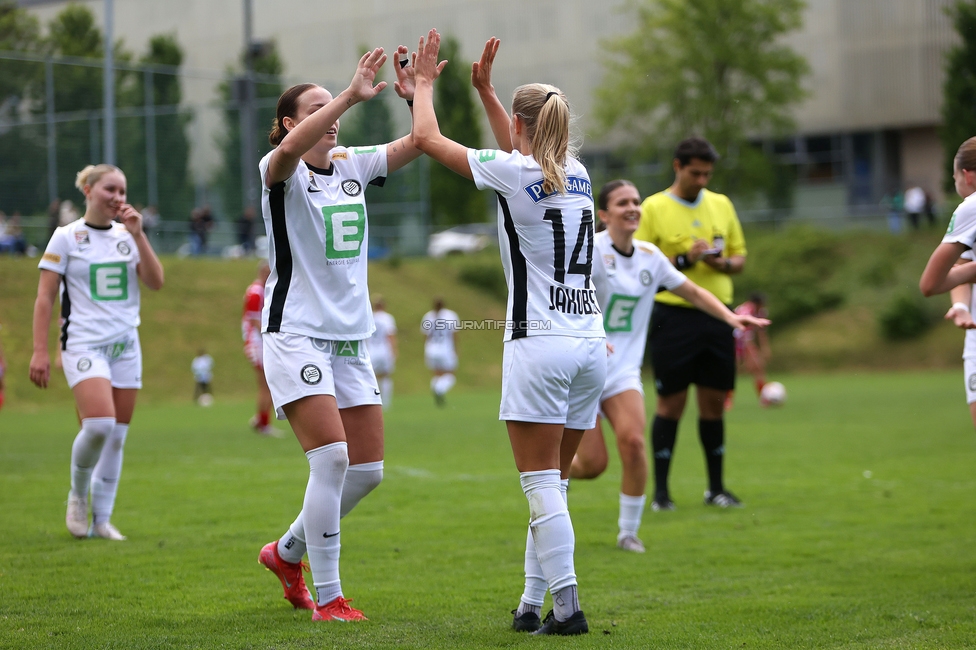 Sturm Damen - GAK 1902
Testspiel, SK Sturm Graz Damen - GAK 1902, Gruabn Graz, 18.05.2025. 

Foto zeigt Sandra Jakobsen (Sturm Damen)
