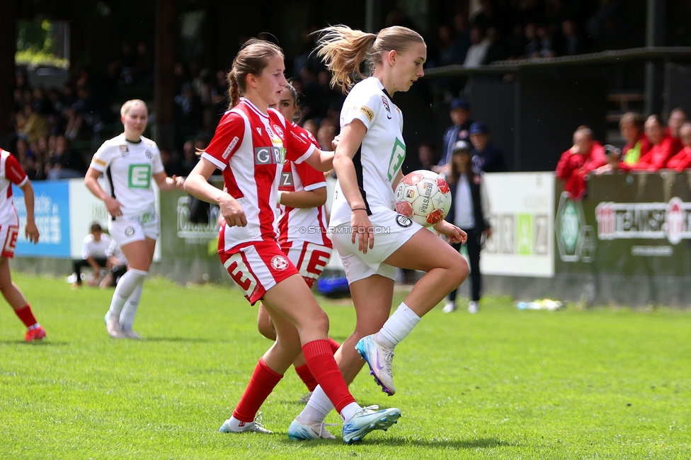 Sturm Damen - GAK 1902
Testspiel, SK Sturm Graz Damen - GAK 1902, Gruabn Graz, 18.05.2025. 

Foto zeigt Lena Breznik (Sturm Damen)
