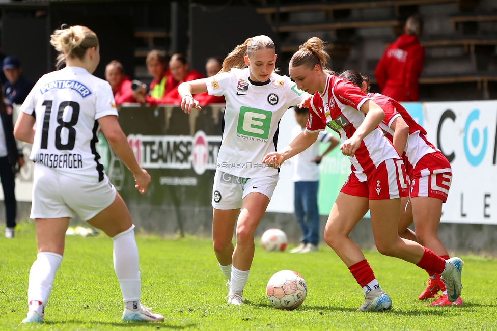Sturm Damen - GAK 1902
Testspiel, SK Sturm Graz Damen - GAK 1902, Gruabn Graz, 18.05.2025. 

Foto zeigt Lena Breznik (Sturm Damen)
