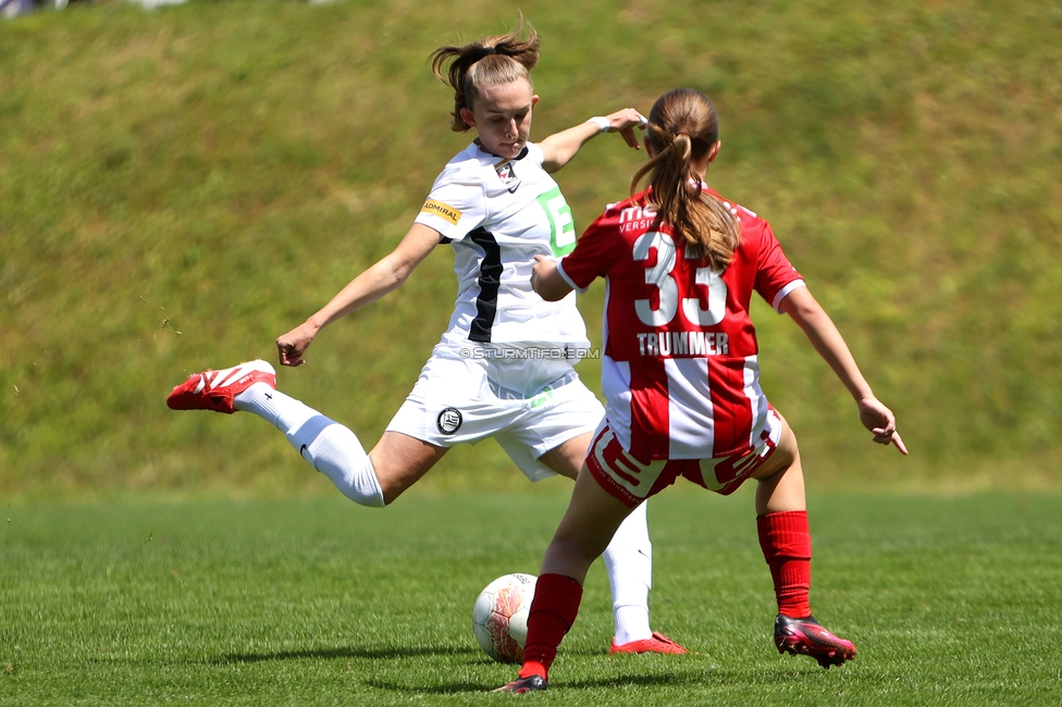 Sturm Damen - GAK 1902
Testspiel, SK Sturm Graz Damen - GAK 1902, Gruabn Graz, 18.05.2025. 

Foto zeigt Rebecca Villena (Sturm Damen)
