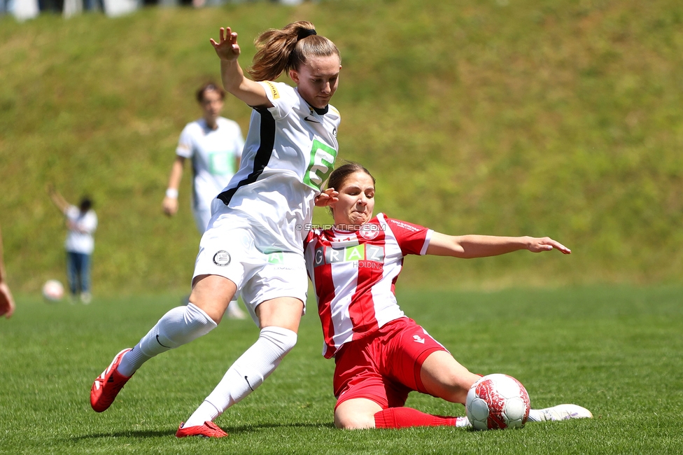 Sturm Damen - GAK 1902
Testspiel, SK Sturm Graz Damen - GAK 1902, Gruabn Graz, 18.05.2025. 

Foto zeigt Rebecca Villena (Sturm Damen)
