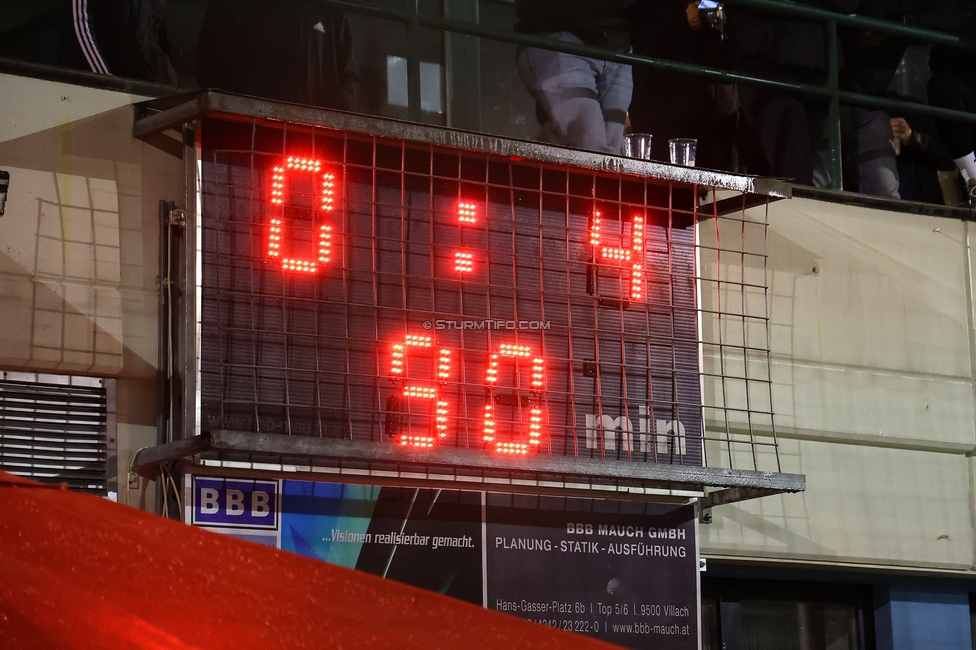 SK Bischofshofen - Sturm Graz
OEFB Cup 1. Runde, SK Bischofshofen - SK Sturm Graz, Sportplatz Bischofshofen, 25.07.2025. 

Foto zeigt das Endergebnis
