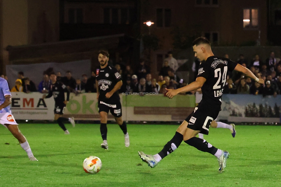 SK Bischofshofen - Sturm Graz
OEFB Cup 1. Runde, SK Bischofshofen - SK Sturm Graz, Sportplatz Bischofshofen, 25.07.2025. 

Foto zeigt Dimitri Lavalee (Sturm)
