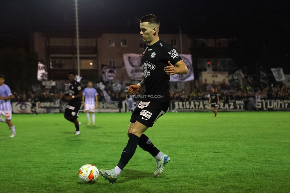 SK Bischofshofen - Sturm Graz
OEFB Cup 1. Runde, SK Bischofshofen - SK Sturm Graz, Sportplatz Bischofshofen, 25.07.2025. 

Foto zeigt Dimitri Lavalee (Sturm)
