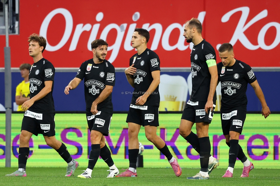 LASK - Sturm Graz
Oesterreichische Fussball Bundesliga, 1. Runde, Linzer ASK - SK Sturm Graz, Raiffeisen Arena Linz, 01.08.2025. 

Foto zeigt Leon Grgic (Sturm)
