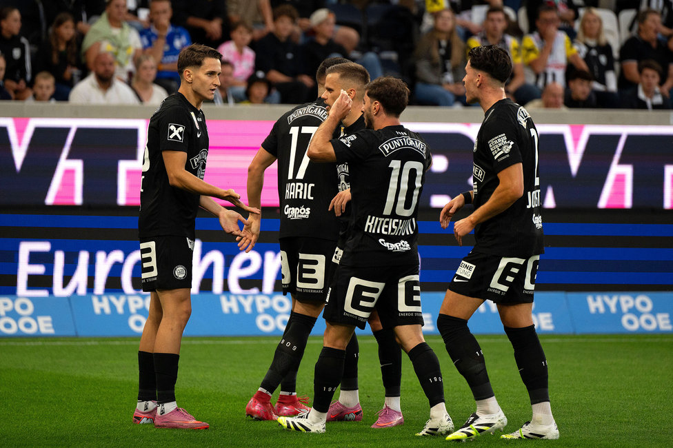 LASK - Sturm Graz
Oesterreichische Fussball Bundesliga, 1. Runde, Linzer ASK - SK Sturm Graz, Raiffeisen Arena Linz, 01.08.2025. 

Foto zeigt Leon Grgic (Sturm)
