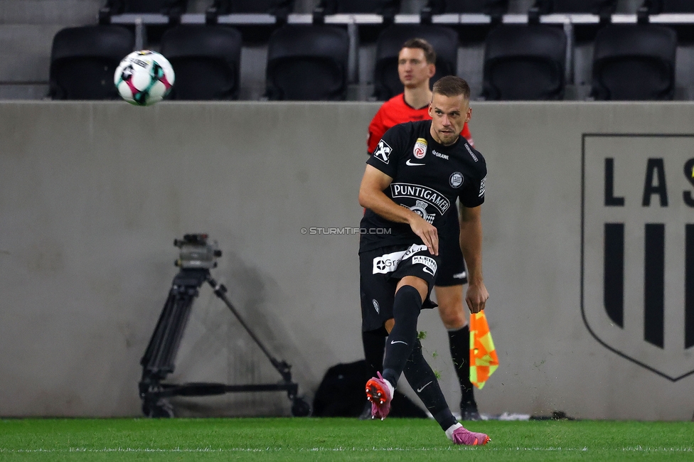 LASK - Sturm Graz
Oesterreichische Fussball Bundesliga, 1. Runde, Linzer ASK - SK Sturm Graz, Raiffeisen Arena Linz, 01.08.2025. 

Foto zeigt Tomi Horvat (Sturm)
