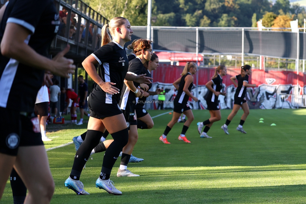 GAK - Sturm Graz Damen
SPORTLAND Niederoesterreich Frauen Cup, GAK 1902 - SK Sturm Graz, Sportzentrum Graz-Weinzoedl, 08.08.2025. 

Foto zeigt die Mannschaft der Sturm Damen
