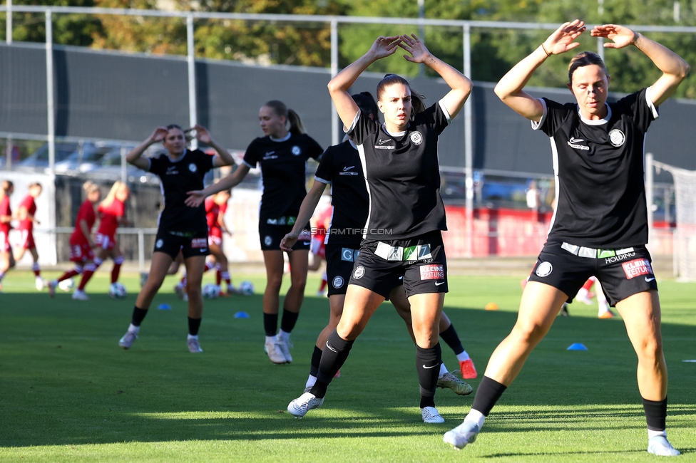 GAK - Sturm Graz Damen
SPORTLAND Niederoesterreich Frauen Cup, GAK 1902 - SK Sturm Graz, Sportzentrum Graz-Weinzoedl, 08.08.2025. 

Foto zeigt die Mannschaft der Sturm Damen
