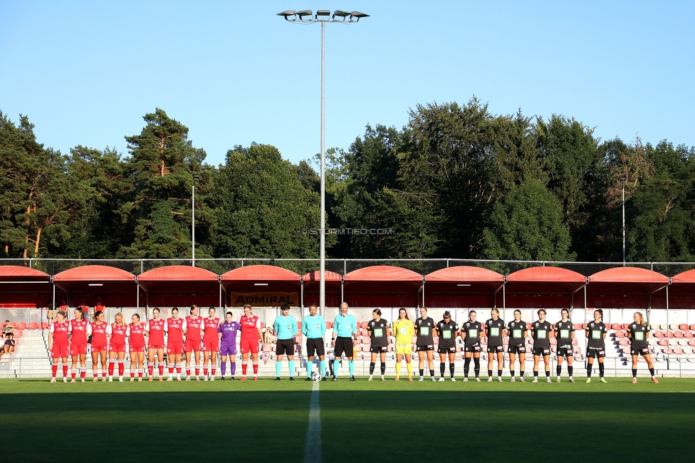 GAK - Sturm Graz Damen
SPORTLAND Niederoesterreich Frauen Cup, GAK 1902 - SK Sturm Graz, Sportzentrum Graz-Weinzoedl, 08.08.2025. 

Foto zeigt die Mannschaft der Sturm Damen
