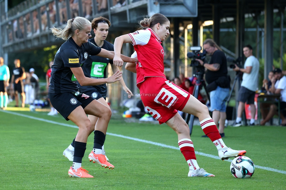 GAK - Sturm Graz Damen
SPORTLAND Niederoesterreich Frauen Cup, GAK 1902 - SK Sturm Graz, Sportzentrum Graz-Weinzoedl, 08.08.2025. 

Foto zeigt Sandra Jakobsen (Sturm Damen)
