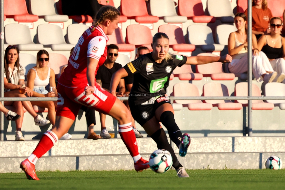 GAK - Sturm Graz Damen
SPORTLAND Niederoesterreich Frauen Cup, GAK 1902 - SK Sturm Graz, Sportzentrum Graz-Weinzoedl, 08.08.2025. 

Foto zeigt Anna Wirnsberger (Sturm Damen)
