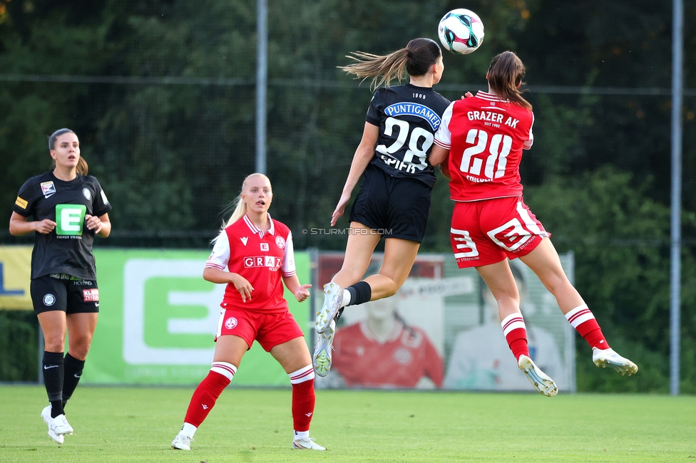GAK - Sturm Graz Damen
SPORTLAND Niederoesterreich Frauen Cup, GAK 1902 - SK Sturm Graz, Sportzentrum Graz-Weinzoedl, 08.08.2025. 

Foto zeigt Marie Spiess (Sturm Damen)
