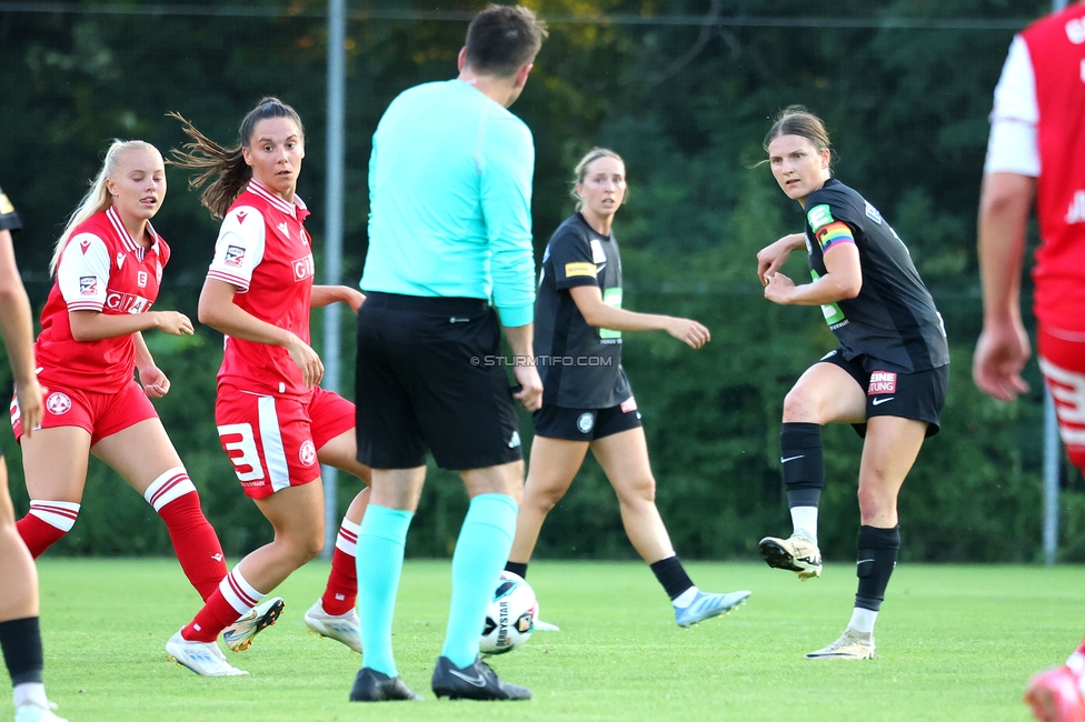 GAK - Sturm Graz Damen
SPORTLAND Niederoesterreich Frauen Cup, GAK 1902 - SK Sturm Graz, Sportzentrum Graz-Weinzoedl, 08.08.2025. 

Foto zeigt Sophie Maierhofer (Sturm Damen)
