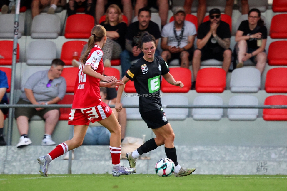 GAK - Sturm Graz Damen
SPORTLAND Niederoesterreich Frauen Cup, GAK 1902 - SK Sturm Graz, Sportzentrum Graz-Weinzoedl, 08.08.2025. 

Foto zeigt Zala Kustrin (Sturm Damen)
