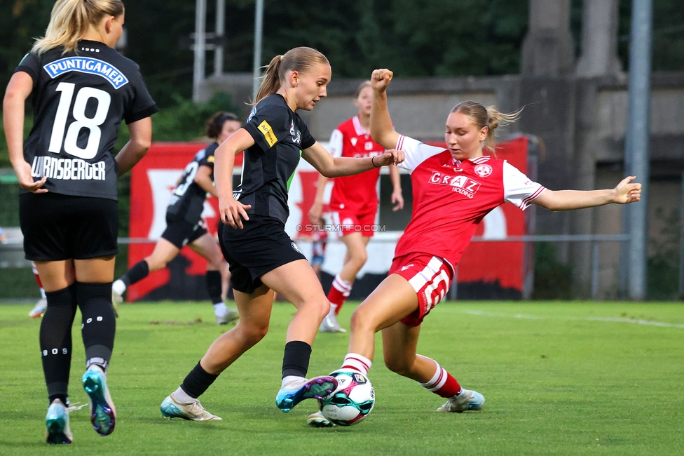 GAK - Sturm Graz Damen
SPORTLAND Niederoesterreich Frauen Cup, GAK 1902 - SK Sturm Graz, Sportzentrum Graz-Weinzoedl, 08.08.2025. 

Foto zeigt Lena Breznik (Sturm Damen)

