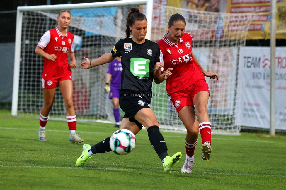GAK - Sturm Graz Damen
SPORTLAND Niederoesterreich Frauen Cup, GAK 1902 - SK Sturm Graz, Sportzentrum Graz-Weinzoedl, 08.08.2025. 

Foto zeigt Stefanie Grossgasteiger (Sturm Damen)
