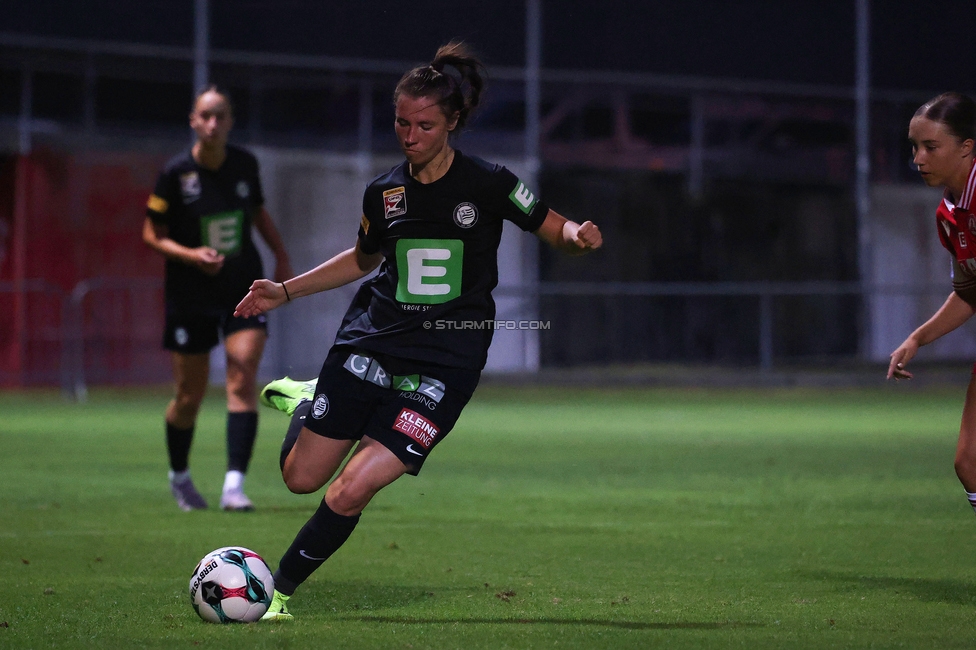 GAK - Sturm Graz Damen
SPORTLAND Niederoesterreich Frauen Cup, GAK 1902 - SK Sturm Graz, Sportzentrum Graz-Weinzoedl, 08.08.2025. 

Foto zeigt Stefanie Grossgasteiger (Sturm Damen)
