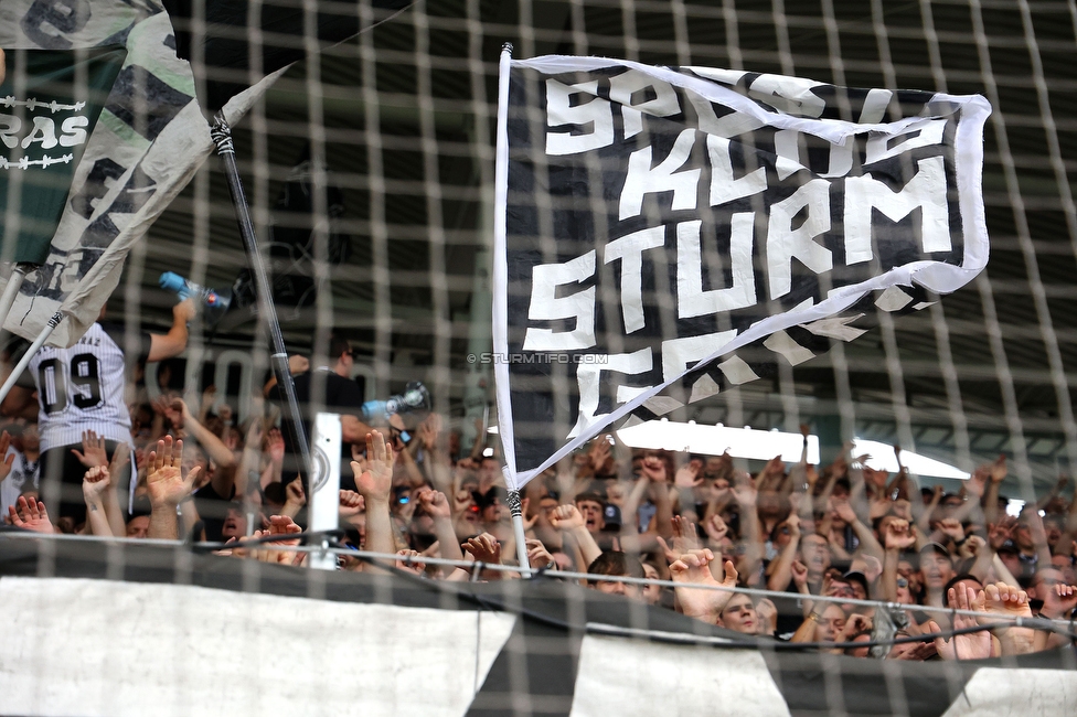 Sturm Graz - Rapid
Oesterreichische Fussball Bundesliga, 2. Runde, SK Sturm Graz - SK Rapid Wien, Stadion Liebenau Graz, 10.08.2025. 

Foto zeigt Fans von Sturm
