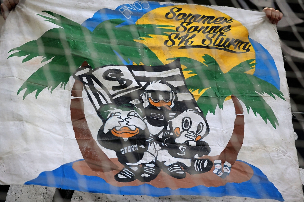 Sturm Graz - Rapid
Oesterreichische Fussball Bundesliga, 2. Runde, SK Sturm Graz - SK Rapid Wien, Stadion Liebenau Graz, 10.08.2025. 

Foto zeigt Fans von Sturm
