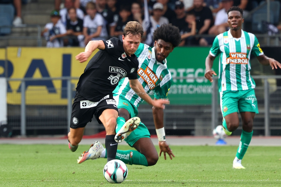 Sturm Graz - Rapid
Oesterreichische Fussball Bundesliga, 2. Runde, SK Sturm Graz - SK Rapid Wien, Stadion Liebenau Graz, 10.08.2025. 

Foto zeigt William Boeving (Sturm)

