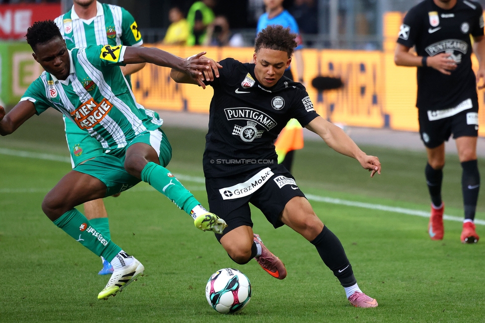 Sturm Graz - Rapid
Oesterreichische Fussball Bundesliga, 2. Runde, SK Sturm Graz - SK Rapid Wien, Stadion Liebenau Graz, 10.08.2025. 

Foto zeigt Jacob Peter Hoedl (Sturm)
