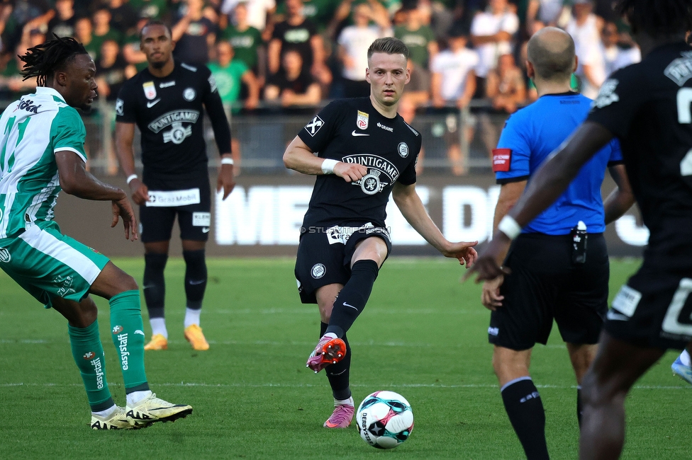 Sturm Graz - Rapid
Oesterreichische Fussball Bundesliga, 2. Runde, SK Sturm Graz - SK Rapid Wien, Stadion Liebenau Graz, 10.08.2025. 

Foto zeigt Dimitri Lavalee (Sturm)
