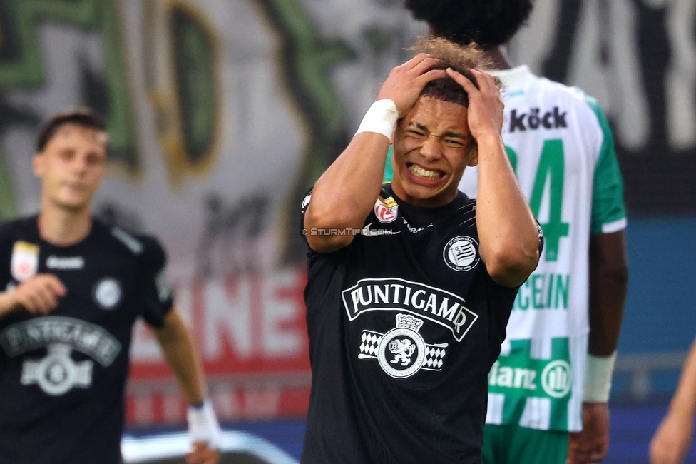 Sturm Graz - Rapid
Oesterreichische Fussball Bundesliga, 2. Runde, SK Sturm Graz - SK Rapid Wien, Stadion Liebenau Graz, 10.08.2025. 

Foto zeigt Jacob Peter Hoedl (Sturm)

