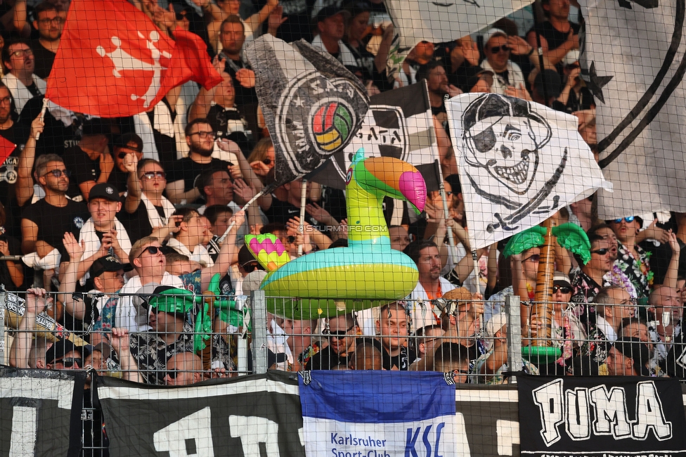 Ried - Sturm Graz
Oesterreichische Fussball Bundesliga, 3. Runde, SV Ried - SK Sturm Graz, Arena Ried, 16.08.2025. 

Foto zeigt Fans von Sturm
