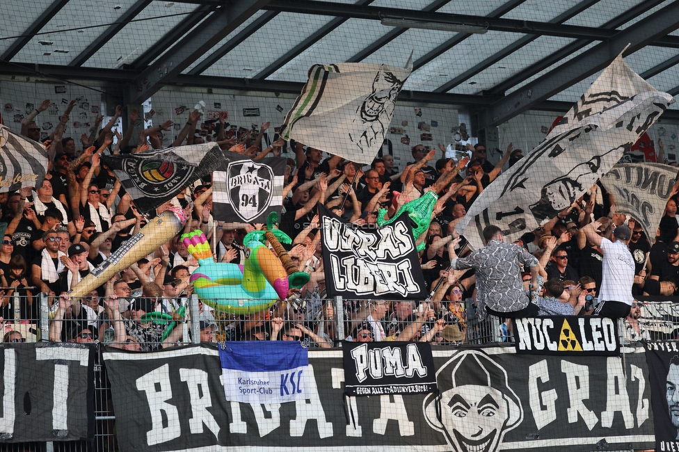 Ried - Sturm Graz
Oesterreichische Fussball Bundesliga, 3. Runde, SV Ried - SK Sturm Graz, Arena Ried, 16.08.2025. 

Foto zeigt Fans von Sturm
