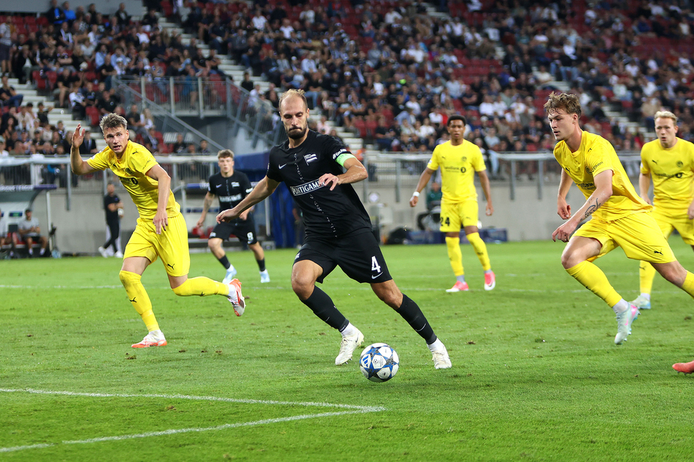 Sturm Graz - Bodo Glimt
UEFA Champions League Play-Offs, SK Sturm Graz - Bodo Glimt, Woerthersee Stadion Klagenfurt, 26.08.2025. 

Foto zeigt Jon Gorenc-Stankovic (Sturm)
